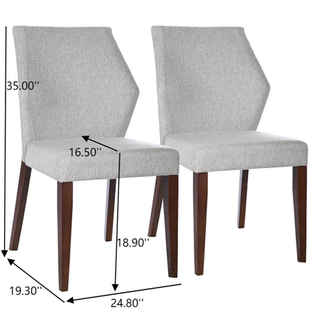 Luca - Dining Chair (Set of 2) - Light Gray - view 4