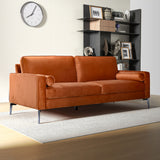 Axten - Sofa - Orange by Ashcroft Furniture | Bel Furniture