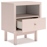 Wistenpine - Blush - One Drawer Night Stand by Signature Design by Ashley® | Bel Furniture