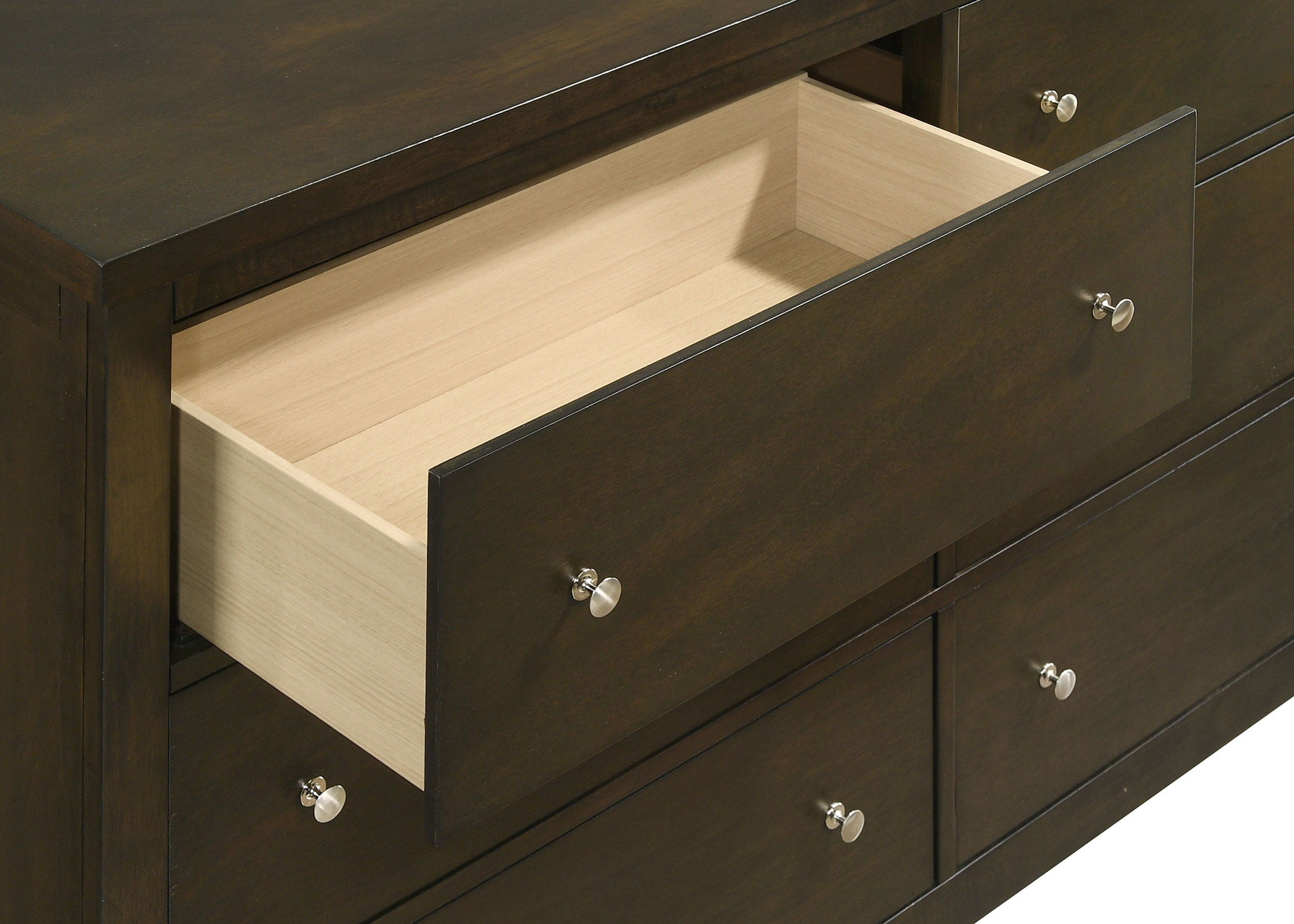 Wilkes - 6-Drawer Dresser Cabinet - Dark Cocoa