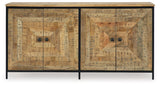 Camney - Brown / Black - Accent Cabinet by Signature Design by Ashley® | Bel Furniture