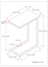 Skyler - C Side Table Handcrafted