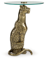 Vallain - Antique Gold Finish - Accent Table by Signature Design by Ashley® | Bel Furniture