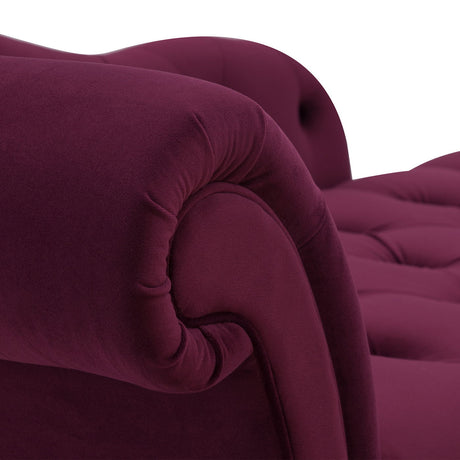 Samuel - Tufted Roll Arm Chaise Lounge by Jennifer Taylor Home | Bel Furniture