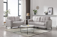 Callie - Woven Fabric Living Room Set by Lilola Home | Bel Furniture