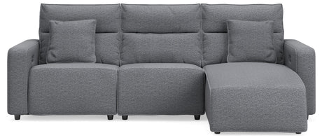 Modmax II - Reclining Sectional - Salt And Pepper - view 9