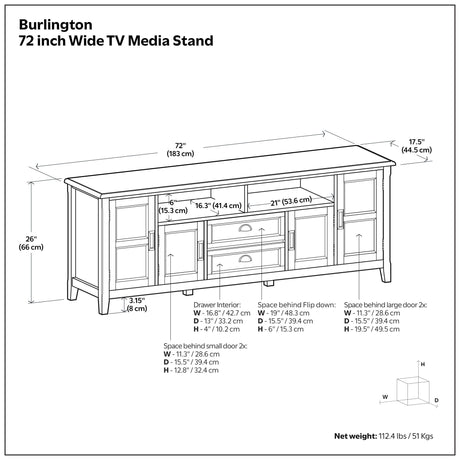 Burlington - TV Media Stand - view 7