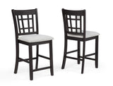 Hartwell - Counter Height Chair (Set of 2) Black by Crown Mark | Bel Furniture