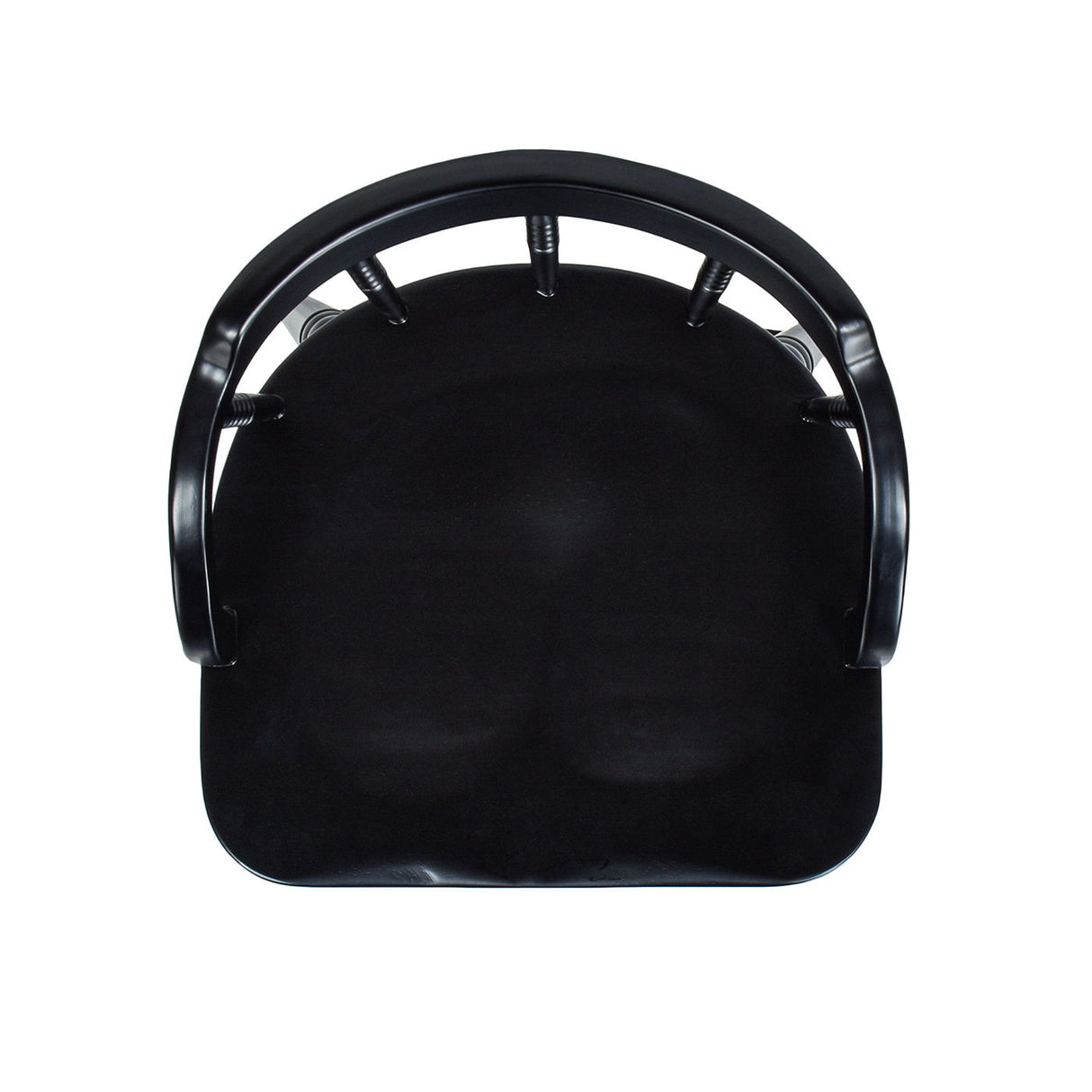 Breda - Turned Bubble Spindle Low Back Counter Stool - Black by Jennifer Taylor Home | Bel Furniture