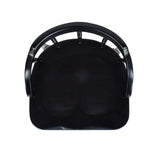 Breda - Turned Bubble Spindle Low Back Counter Stool - Black by Jennifer Taylor Home | Bel Furniture