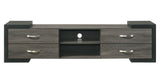 Brant - TV Stand - Dark Gray by Crown Mark | Bel Furniture