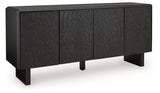 Farrelmore - Black - Accent Cabinet by Signature Design by Ashley® | Bel Furniture
