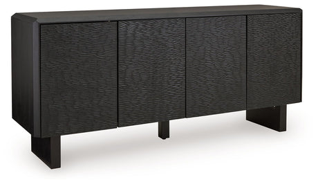 Farrelmore - Black - Accent Cabinet by Signature Design by Ashley® | Bel Furniture