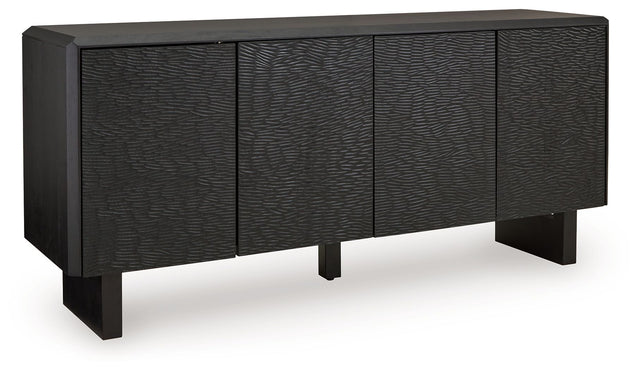 Farrelmore - Black - Accent Cabinet by Signature Design by Ashley® | Bel Furniture