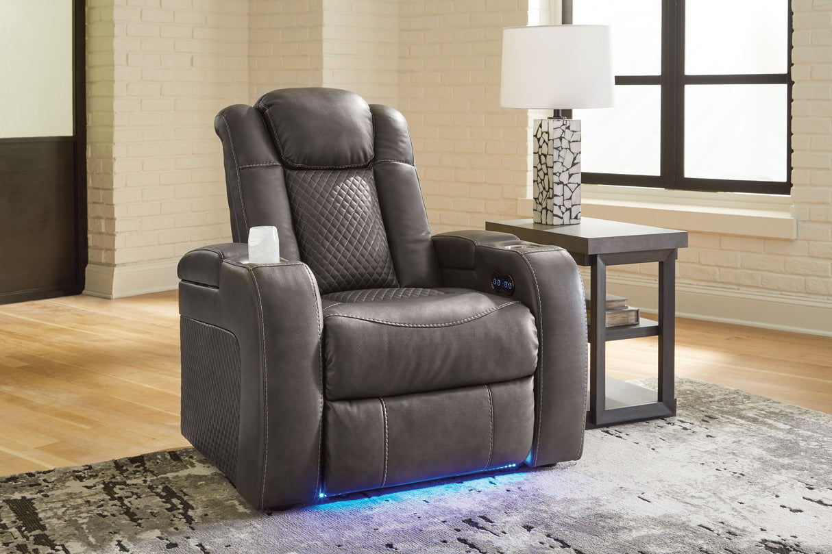 Fyne-dyme - Power Recliner/Adj Headrest by Signature Design by Ashley® | Bel Furniture