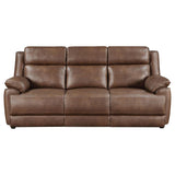 Ellington - Upholstered Padded Arm Sofa - Dark Brown by Coaster Fine Furniture | Bel Furniture