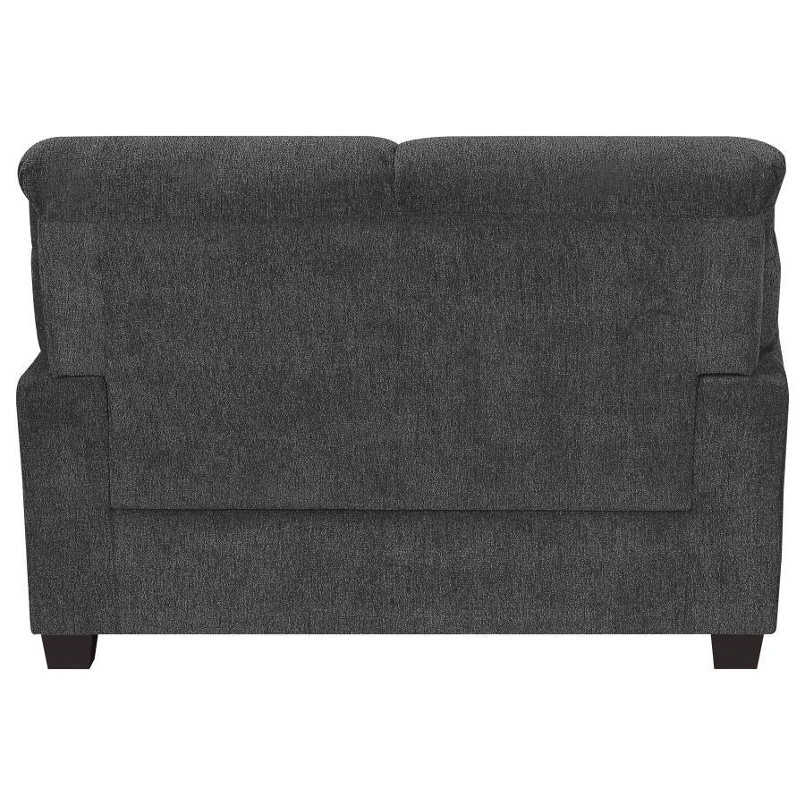 Clementine - Upholstered Padded Arm Loveseat