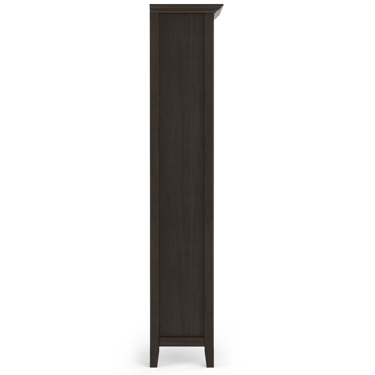 Amherst - Transitional 5 Shelf Bookcase - Brown by Simpli-Home | Bel Furniture