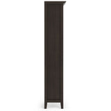 Amherst - Transitional 5 Shelf Bookcase - Brown by Simpli-Home | Bel Furniture