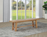 Middleton - Wood Backless Dining Bench Natural - Brown by Coaster Fine Furniture | Bel Furniture