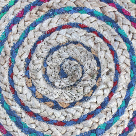 Margo - Handcrafted Round Pouf - view 10