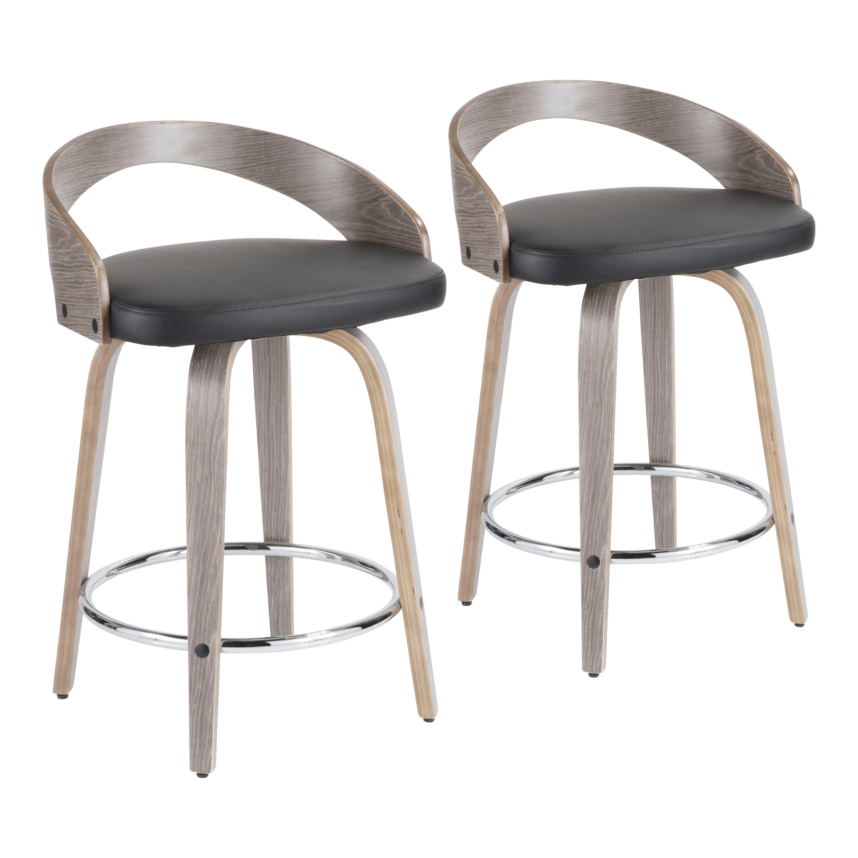 Grotto - Mid-Century Modern Stool (Set of 2)