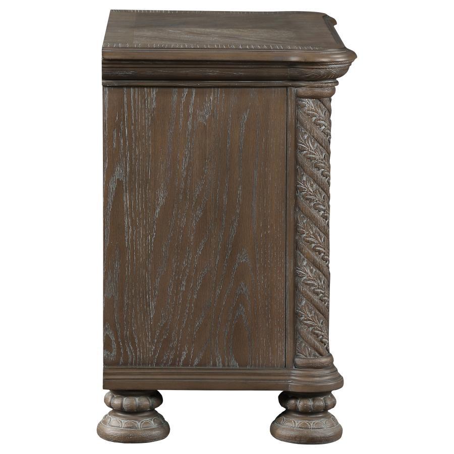 Emmett - 3-Drawer Nightstand - Walnut