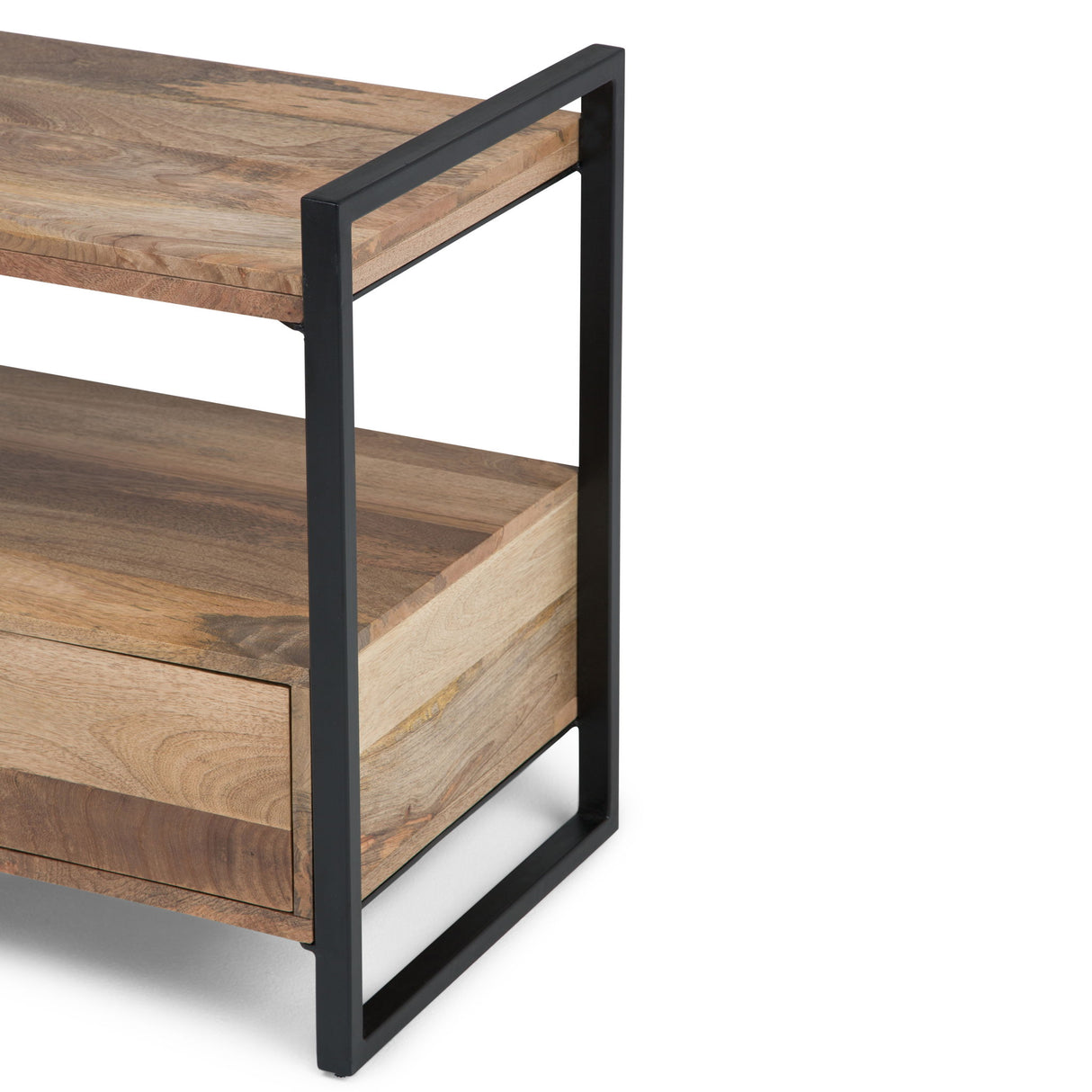 Riverside - TV Media Stand - Natural by Simpli-Home | Bel Furniture