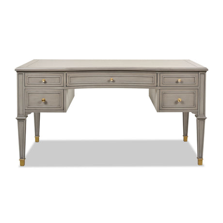 Dauphin - 5 Drawer Executive Desk by Jennifer Taylor Home | Bel Furniture
