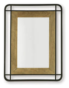 Beelman - Accent Mirror - Black / Brown