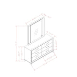 Star - Dresser - White