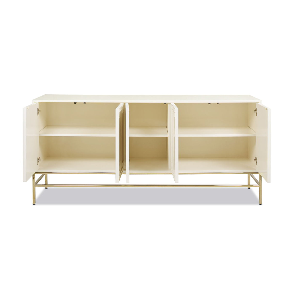 Gemini - Sideboard Storage Buffet - White Birch by Jennifer Taylor Home | Bel Furniture