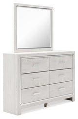 Altyra - Dresser, Mirror White Dresser & Mirror by Signature Design by Ashley® | Bel Furniture