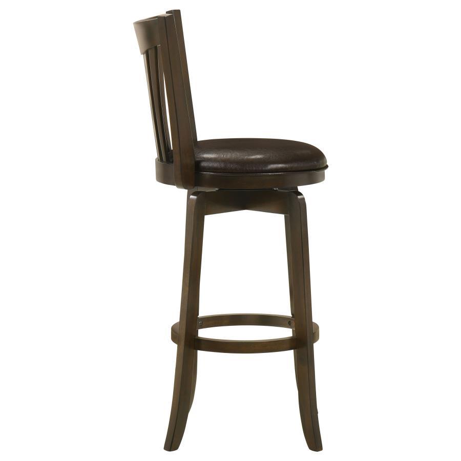 Lambert - Wood Height Swivel Bar Chair by Coaster Fine Furniture | Bel Furniture