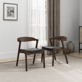 Dakota - Mid-Century Modern Velvet Dining Chair (Set of 2)