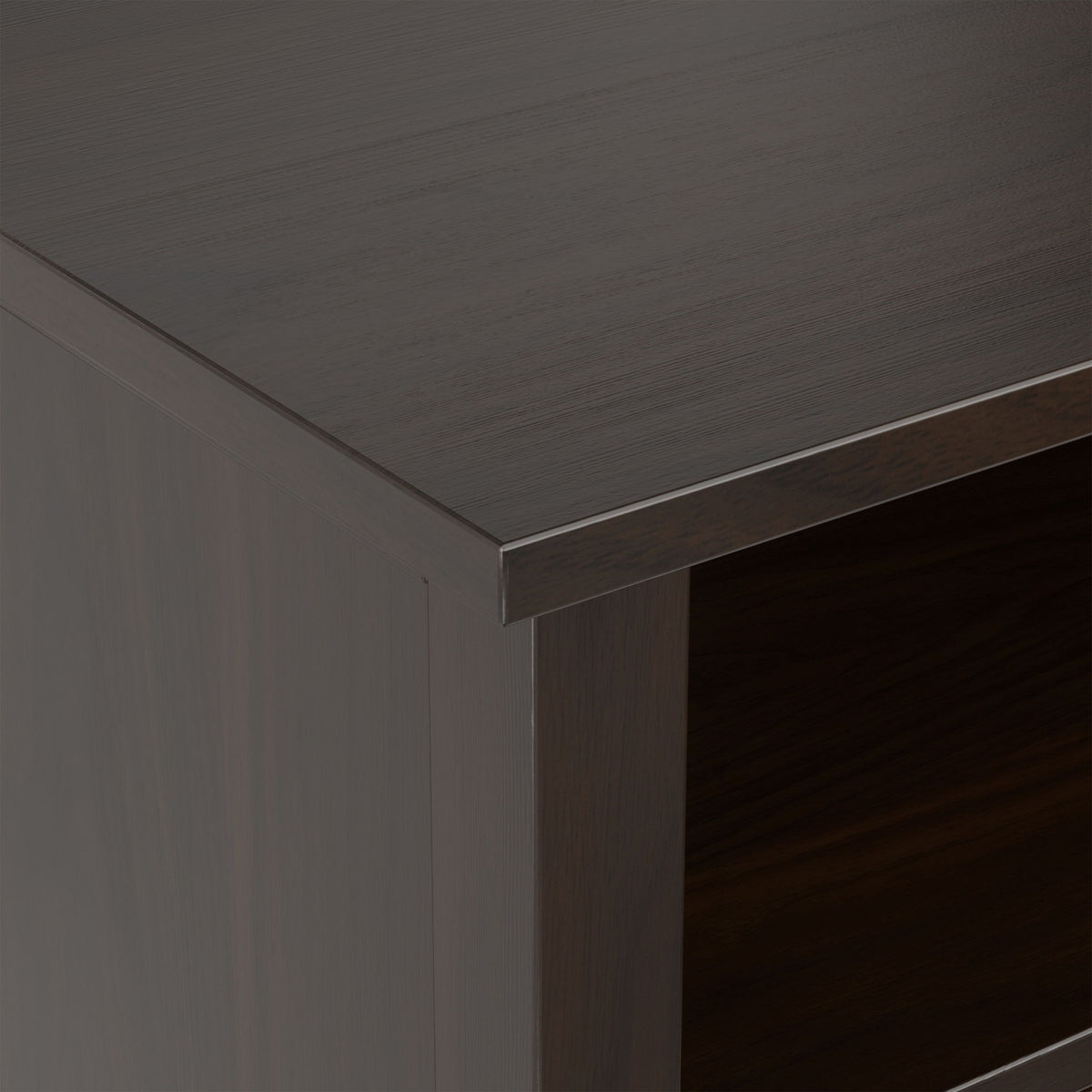 Warm Shaker - Low TV Media Stand - Brown