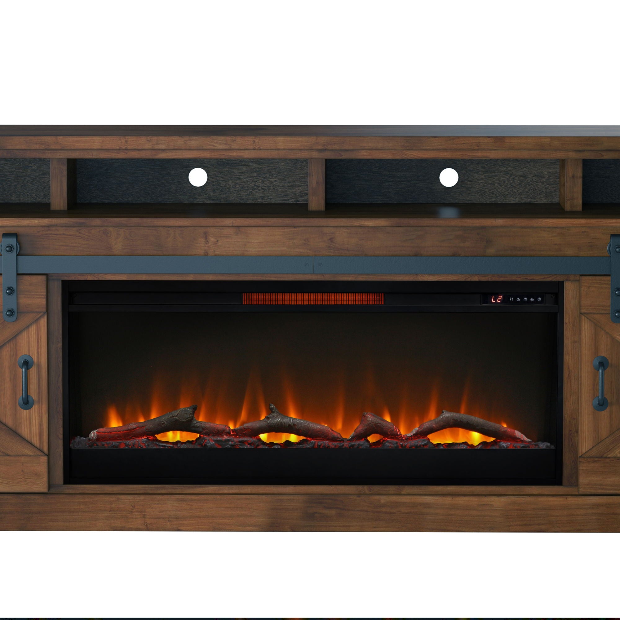 Farmhouse - Electric Fireplace TV Stand For TV