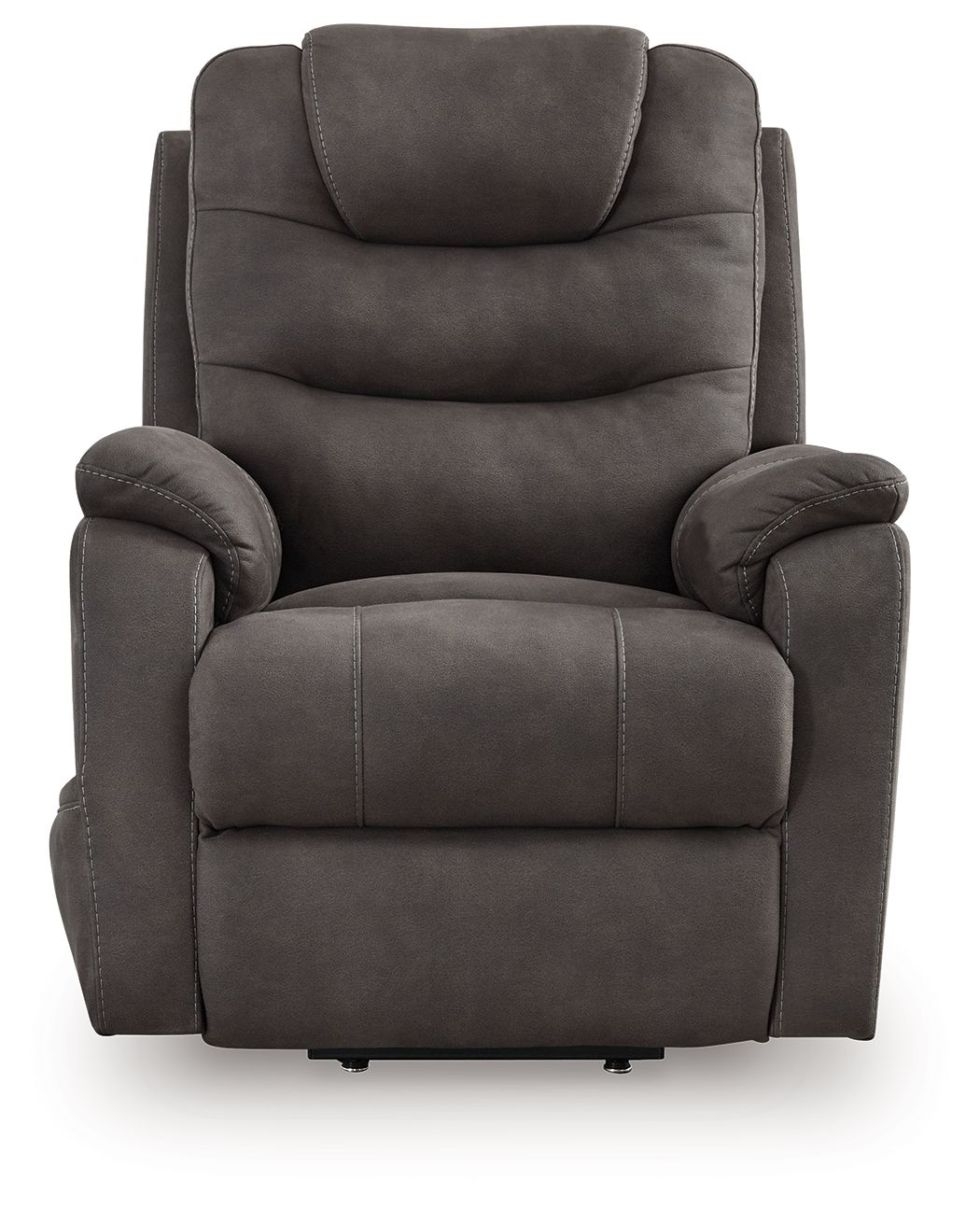 Snowfield - Gunmetal - Power Lift Recliner by Signature Design by Ashley® | Bel Furniture