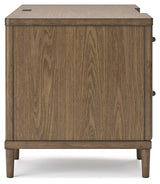 Roanhowe - Brown - Home Office Desk by Signature Design by Ashley® | Bel Furniture