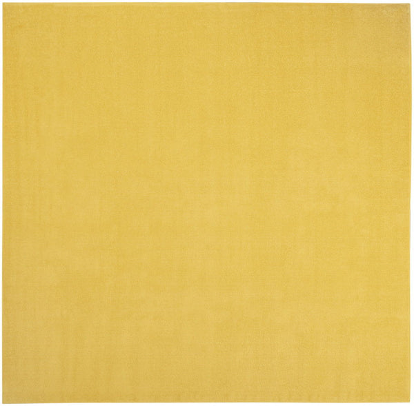 9' X 9' Square Non Skid Indoor / Outdoor Area Rug - Yellow