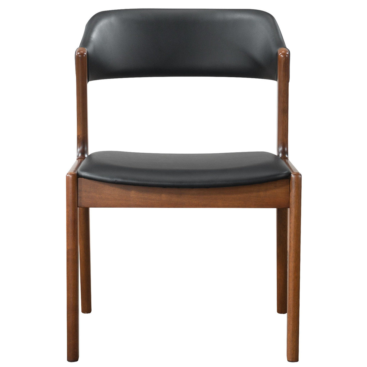 Enzo - Dining Chair (Set of 2) - Black / Brown by Ashcroft Furniture | Bel Furniture