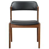 Enzo - Dining Chair (Set of 2) - Black / Brown by Ashcroft Furniture | Bel Furniture