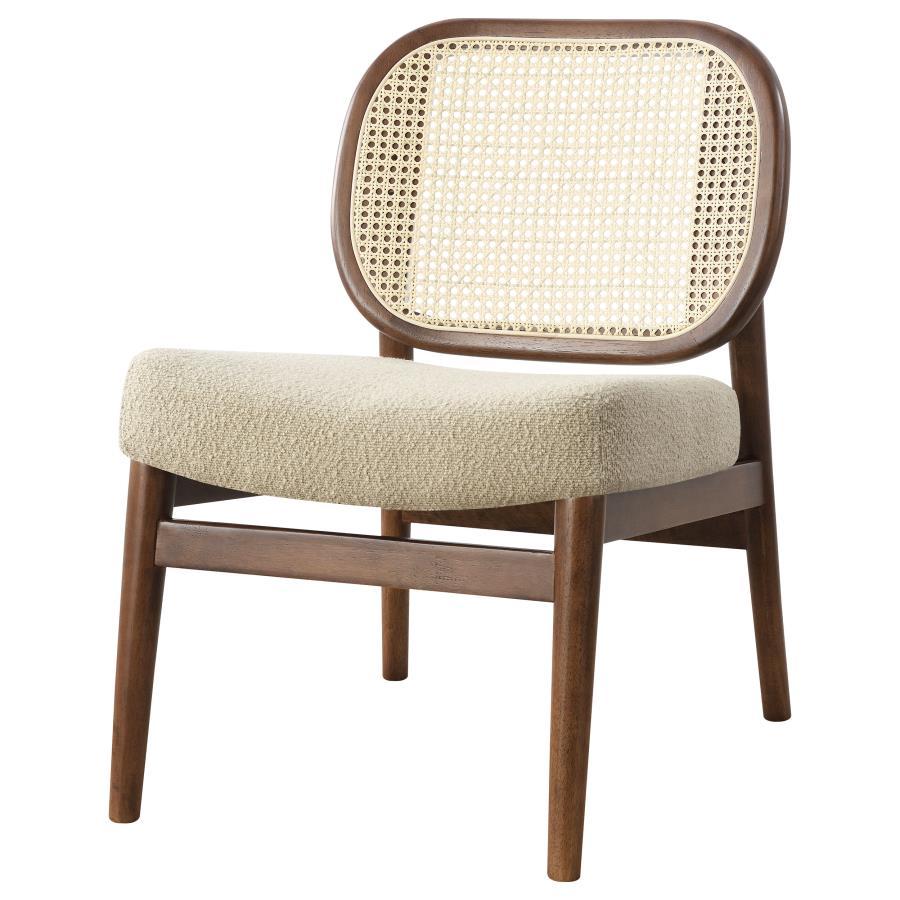 Rayo - Rattan Cane Back Accent Chair With Padded Seat by Coaster Fine Furniture | Bel Furniture