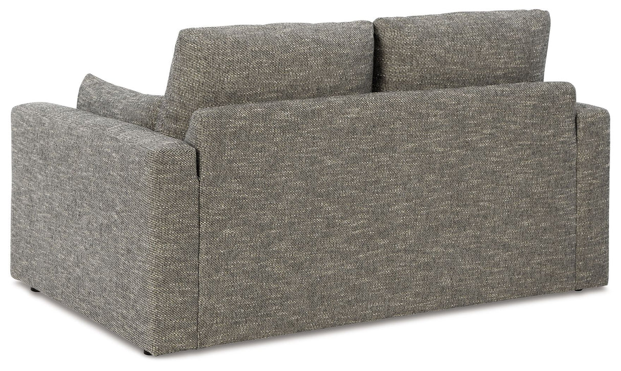 Dramatic - Granite - Loveseat by Benchcraft® | Bel Furniture