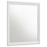 Louis - Philippe Dresser Mirror - White by Coaster Fine Furniture | Bel Furniture