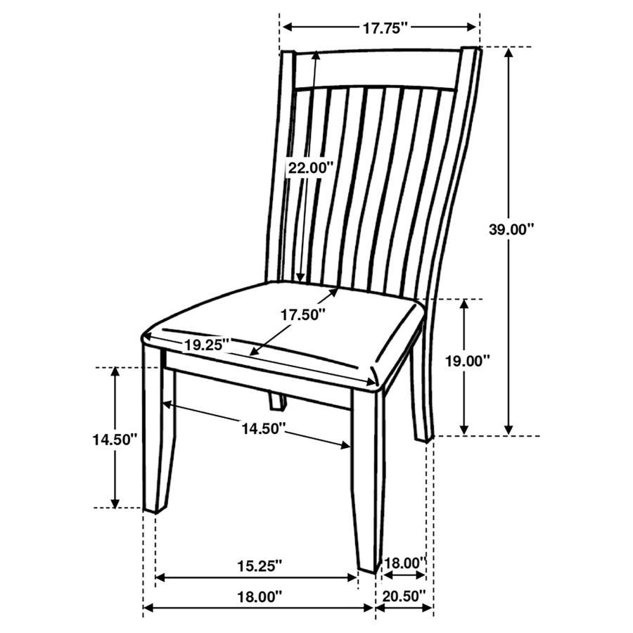 Nogales - Wood Dining Side Chair (Set of 2)