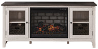 Dorrinson - TV Stand With Fireplace Insert