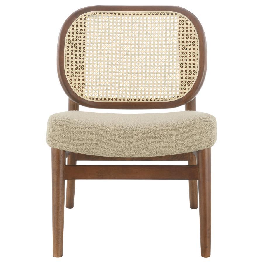 Rayo - Rattan Cane Back Accent Chair With Padded Seat by Coaster Fine Furniture | Bel Furniture