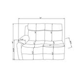 Blanche - Sectional Sofa With LED Lighting And Integrated Speaker - Gray