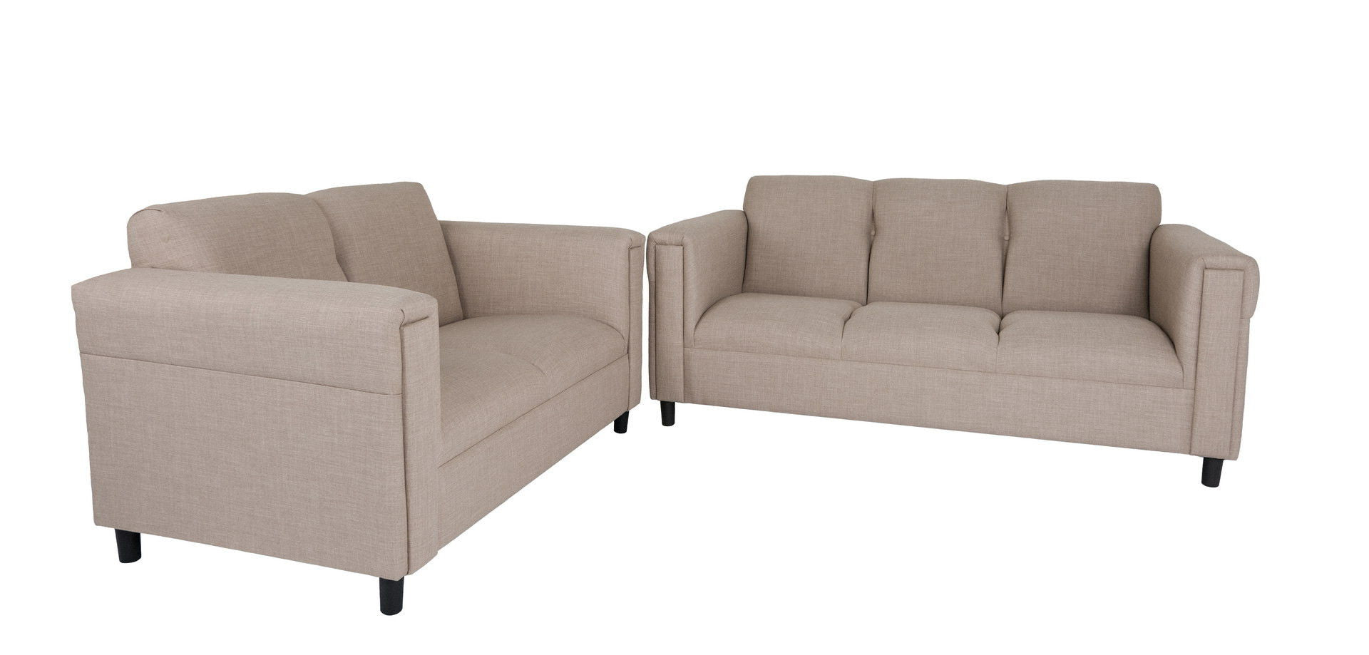 2 Piece Five Person Seating Set - Deep Taupe